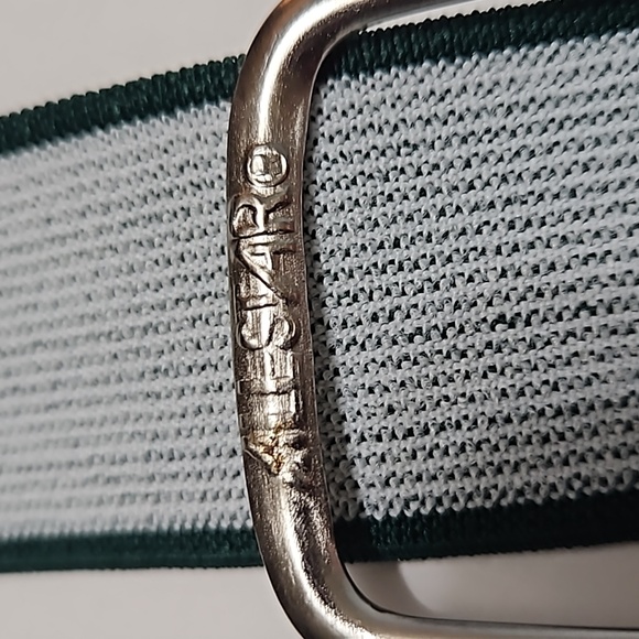 All Star Adult Wide Stretch Adjustable Green Sports Belt #B-48 - Picture 3 of 13